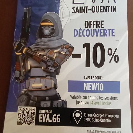 Loft Entier, Calme, Fibre Et Wifi Lägenhet Saint-Quentin  Exteriör bild